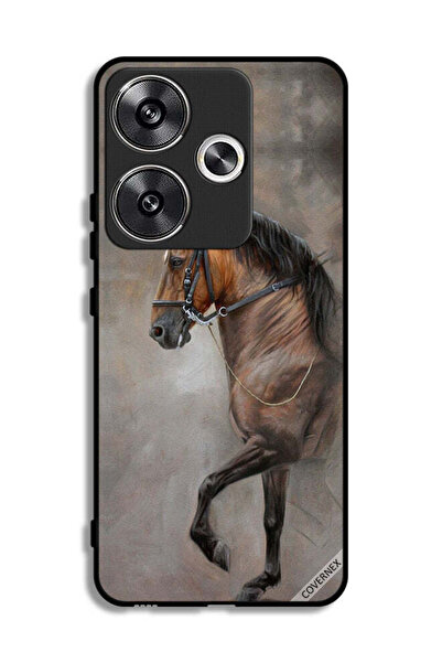 Covernex غطاء حماية لهاتف شاومي ريدمي توربو 3 5G، صورة حصان عتيقة