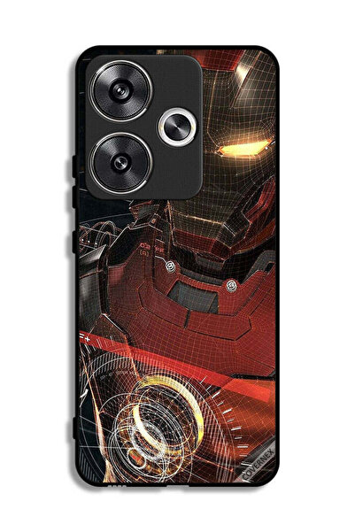 Covernex غطاء حماية لهاتف شاومي ريدمي توربو 3 5G بتصميم مستوحى من الرجل الحديدي