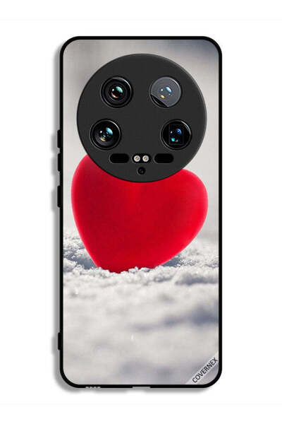 Covernex غطاء حماية فائق لهاتف شاومي 14 بتصميم قلب أحمر جميل