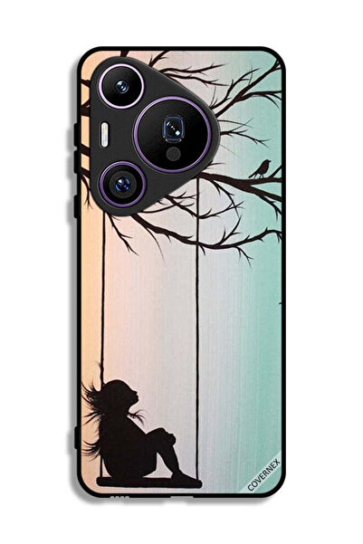 Covernex غطاء حماية هواوي بيورا 70 برو بتصميم فتاة صغيرة حزينة