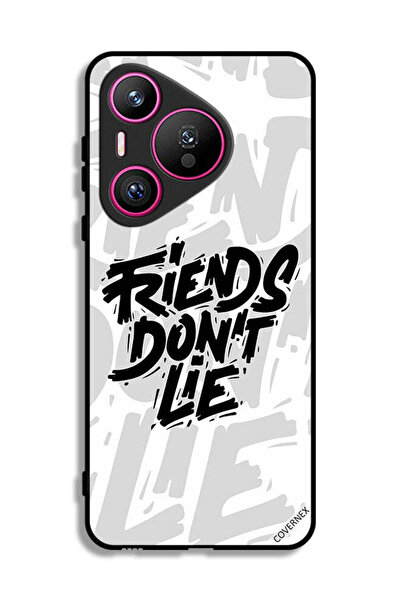 Covernex غطاء حماية لهاتف هواوي بيورا 70 - تصميم "أصدقاء الخط لا يكذبون"