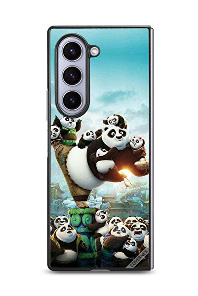 Covernex غطاء حماية لهاتف سامسونج جالاكسي زد فولد 6 بطبعة باندا وأطفال