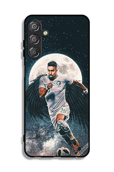 Covernex غطاء حماية لهاتف سامسونج جالاكسي M15 5G، سالم الدوسري يحمل كرة قدم