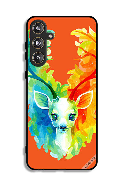 Covernex غطاء حماية لهاتف سامسونج جالاكسي M55 5G بتصميم غزال ملون