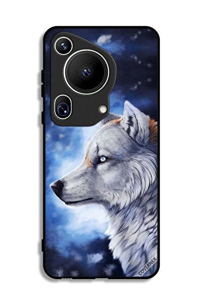 Covernex غطاء حماية لهاتف هواوي بيورا 70 ألترا بطبعة رسم الذئب