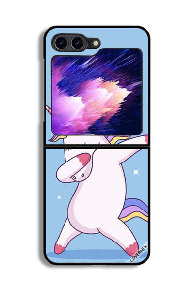 Covernex غطاء حماية لهاتف Samsung Galaxy Z Flip6 بتصميم Unicorn Dab