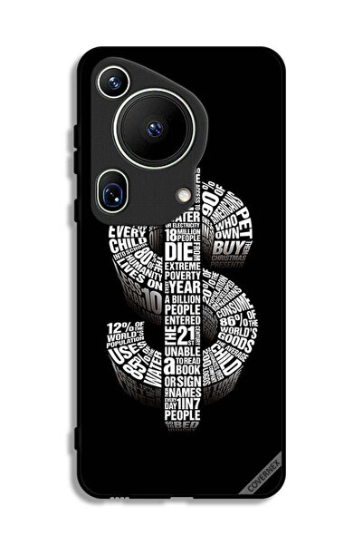 Covernex غطاء حماية لهاتف هواوي بيورا 70 ألترا بطبعة دولار الخط