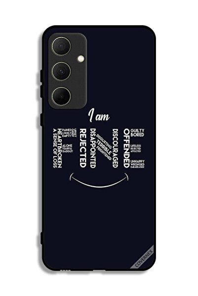 Covernex غطاء حماية لهاتف سامسونج جالاكسي A35 5G بطبعة "أنا بخير"