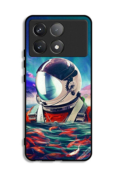 Covernex غطاء حماية لهاتف شاومي بوكو F6 برو - رائد فضاء في بحر الأسماك