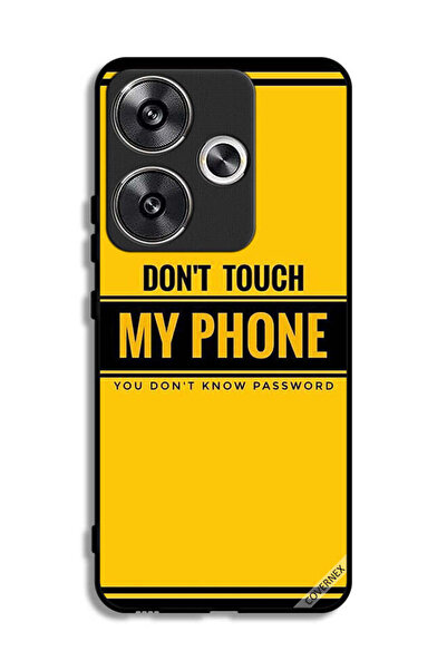 Covernex غطاء حماية لهاتف Xiaomi Redmi Turbo 3 5G مكتوب عليه "لا تلمس هاتفي، ...