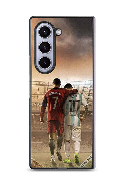 Covernex غطاء حماية لهاتف سامسونج جالاكسي زد فولد 6 ميسي وكريستيانو رونالدو