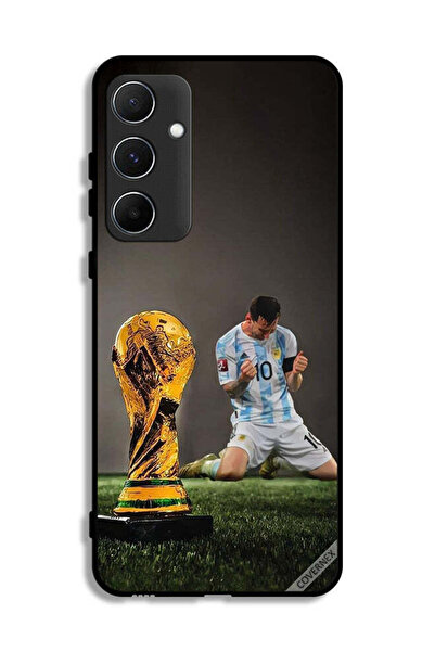 Covernex غطاء حماية لهاتف سامسونج جالاكسي A55 5G بطبعة ليو ميسي وكأس الفيفا