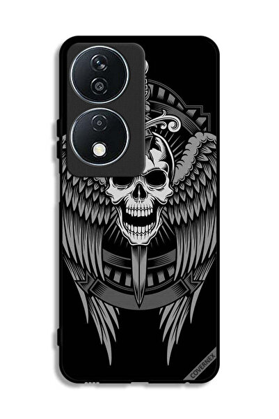 Covernex غطاء حماية لهاتف Honor X7b 5G بتصميم جمجمة وأجنحة نسر