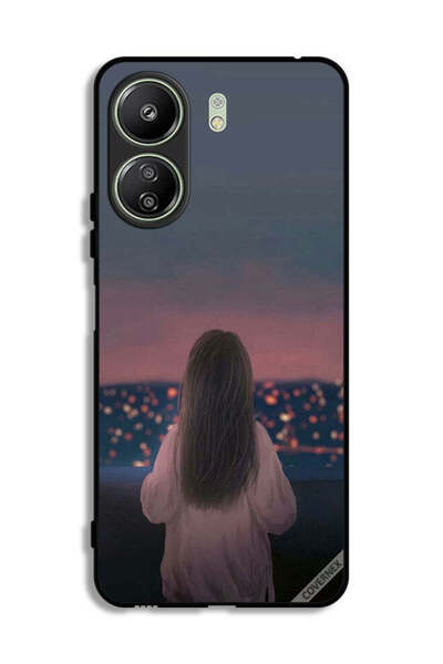 Covernex Xiaomi Redmi 13C Protective Case Cover Standing Girl