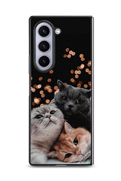 Covernex غطاء حماية لهاتف سامسونج جالاكسي زد فولد 6 - قطط