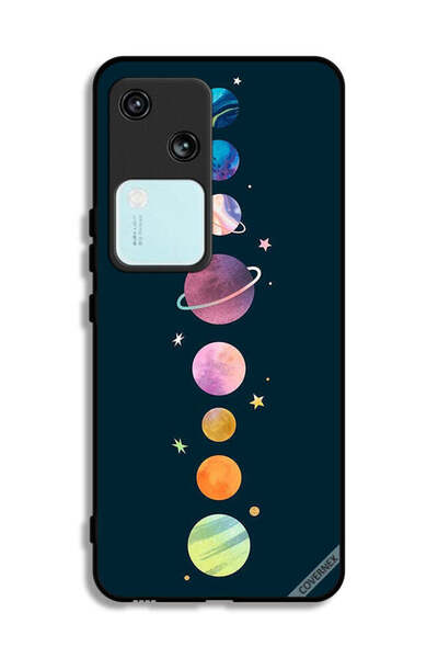 Covernex غطاء حماية لجهاز Vivo V30 5G بنقشة الفضاء والنجوم