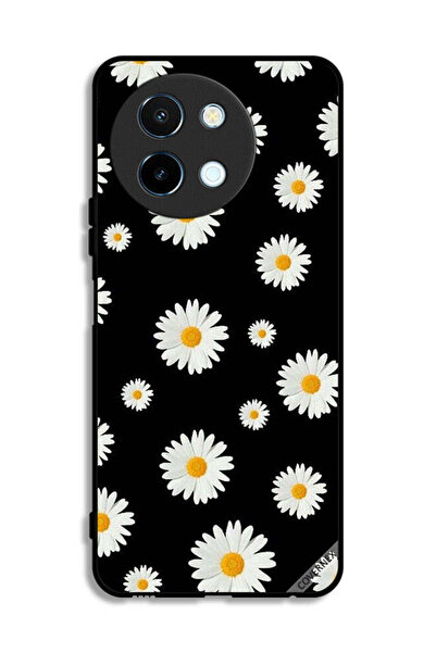 Covernex غطاء حماية لهاتف Vivo Y38 5G بنقشة زهور الشمس الصغيرة