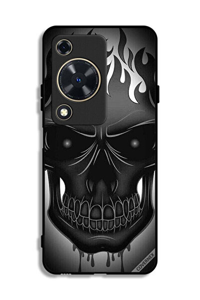 Covernex غطاء حماية لهاتف هواوي إنجوي 70 بتصميم جمجمة