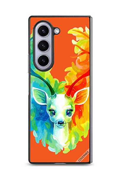 Covernex غطاء حماية لهاتف سامسونج جالكسي زد فولد 6 بتصميم غزال ملون