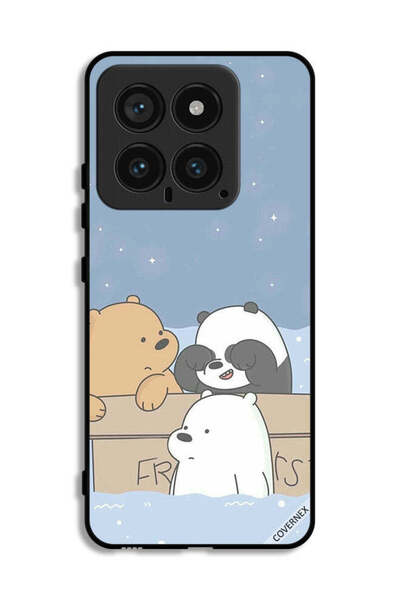 Covernex غطاء حماية لهاتف شاومي 14 بتصميم أصدقاء الدب