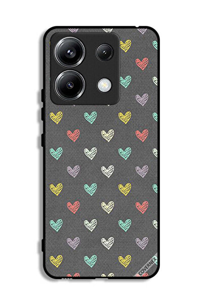 Covernex غطاء حماية لهاتف Xiaomi Poco X6 5G بنقشة قلوب صغيرة