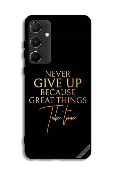 Covernex غطاء حماية لهاتف Samsung Galaxy A55 5G لا تستسلم أبدًا لأن الأشياء ا...