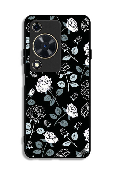 Covernex غطاء حماية لهاتف هواوي إنجوي 70 بنمط زهور