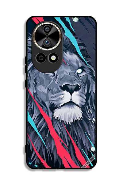 Covernex غطاء حماية لهاتف هواوي نوفا 12 برو 5G، رسم الأسد الملك