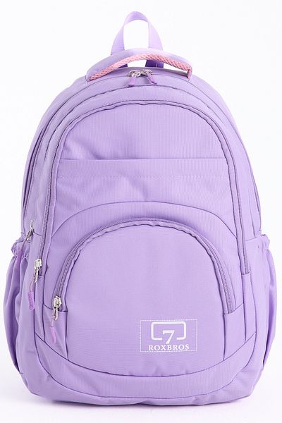 Roxbros School Backpack 15' Laptop Compartment Bag Teenage Girls-Boys Lilac Elementary School - Middle School - High School