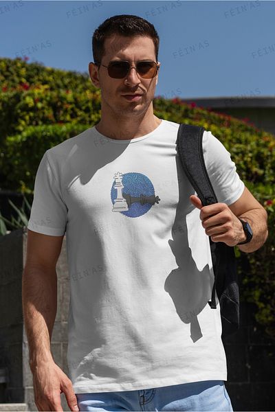 feinas Ανδρικό Tshirt - Σκάκι 3
