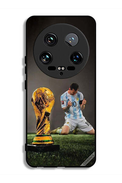Covernex غطاء حماية فائق لهاتف شاومي 14 بتصميم ليو ميسي وكأس الفيفا