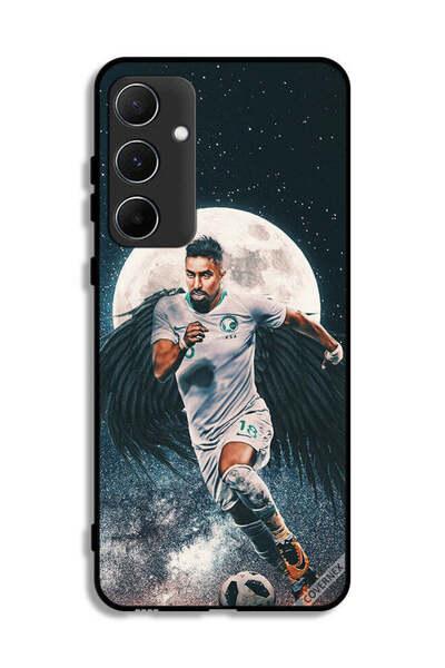 Covernex غطاء حماية لهاتف سامسونج جالكسي A55 5G، سالم الدوسري يحمل كرة قدم