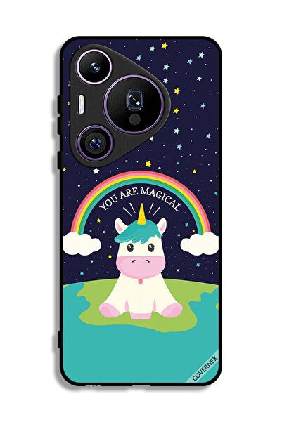 Covernex غطاء حماية لهاتف هواوي بيورا 70 برو بتصميم وحيد القرن السحري