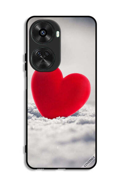 Covernex غطاء حماية لهاتف هواوي نوفا 11 SE بتصميم قلب أحمر جميل