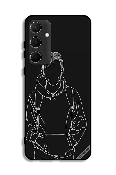 Covernex غطاء حماية لهاتف سامسونج جالاكسي A55 5G، رسم لشخصية جاكيت بوي