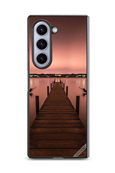 Covernex غطاء حماية لهاتف سامسونج جالاكسي زد فولد 6 بتصميم مسار البحر المسائي