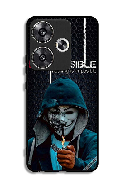 Covernex غطاء حماية لهاتف Xiaomi Redmi Turbo 3 5G بخلفية "أنا ممكن، لا شيء مس...