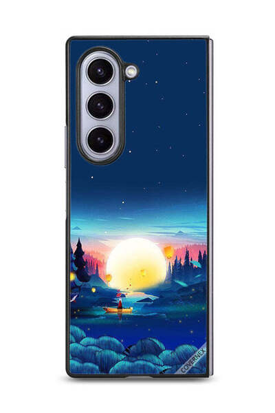 Covernex غطاء حماية لهاتف Samsung Galaxy Z Fold6 بتصميم منظر غروب الشمس