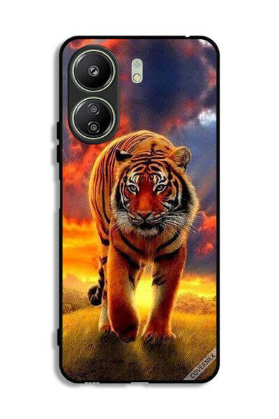 Covernex غطاء حماية لهاتف شاومي ريدمي 13 سي بتصميم الفهد المتحرك