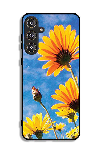 Covernex غطاء حماية لهاتف سامسونج جالاكسي M55 5G بنقشة عباد الشمس