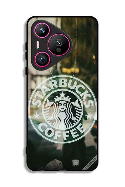 Covernex غطاء حماية لهاتف هواوي بيورا 70 - ستاربكس كوفي لاول مرة