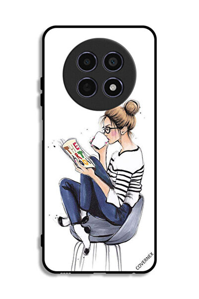 Covernex غطاء حماية لهاتف Realme 12 5G بطبعة "قراءة كتاب الفن"