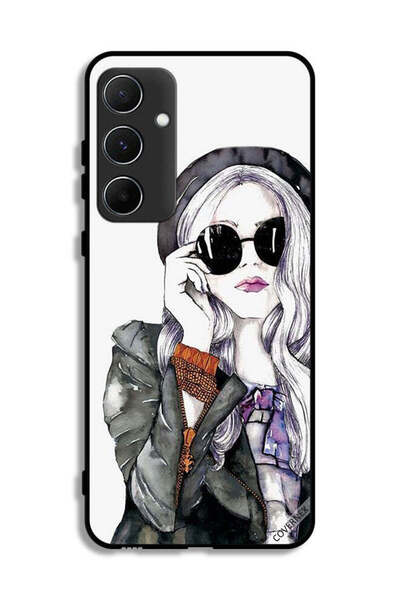 Covernex غطاء حماية لهاتف سامسونج جالاكسي A55 5G بتصميم فتاة أنيقة ولطيفة