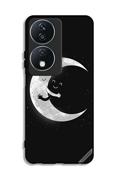 Covernex غطاء حماية لهاتف Honor X7b 5G بتصميم عناق القمر والسماء المظلمة
