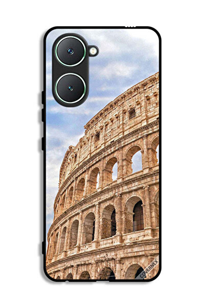 Covernex Vivo Y03 4G Protective Case Cover Vintage Building
