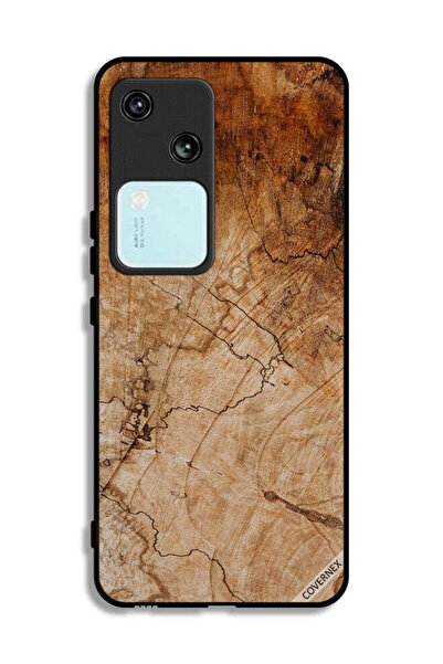 Covernex غطاء حماية لهاتف Vivo V30 5G بنمط خشبي عتيق