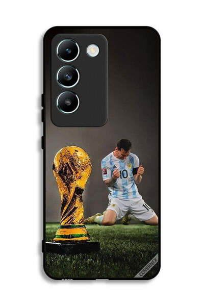Covernex غطاء حماية لهاتف Vivo Y100 4G بطبعة ليو ميسي وكأس الفيفا