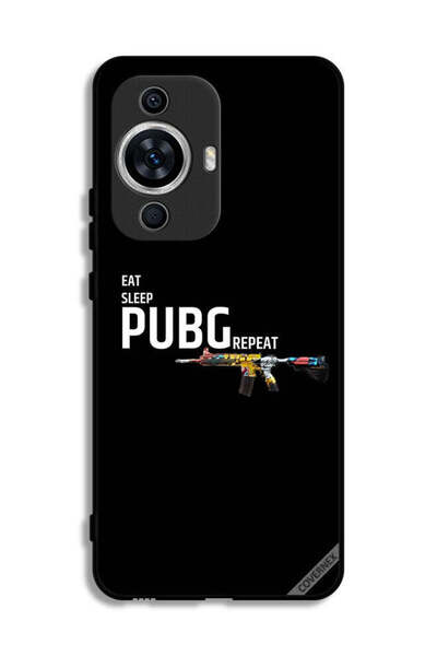 Covernex غطاء حماية لهاتف هواوي نوفا 12 إس، تناول الطعام ونام، وكرر لعبة ببجي