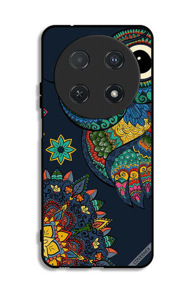 Covernex غطاء حماية لهاتف هواوي نوفا 12i بتصميم بومة زهرية