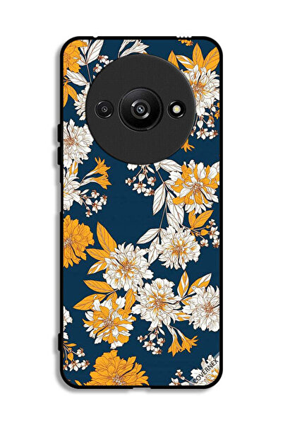 Covernex غطاء حماية لهاتف Xiaomi Redmi A3 4G بخلفية زهور وأوراق
